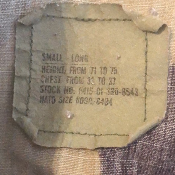 Mens Small US Army Camo Jacket Shirt Button Up Long Sleeve - Picture 2 of 10